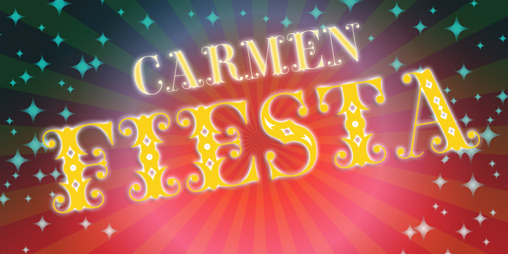 폰트 Carmen Fiesta